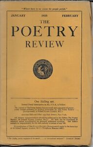 The Poetry Review janvier février 1935 Londres