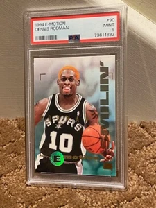 1994 E-motion Dennis Rodman Smilin PSA 9 #90 Orange Hair Card NEW CASE LOW POP - Picture 1 of 1