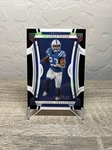 2022 Panini National Treasures Jonathan Taylor Midnight /20 #19 Colts FOTL