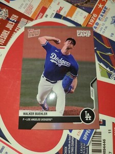 2020 Topps Now Summer Camp Walker Buehler Road to Opening Day Dodgers #519