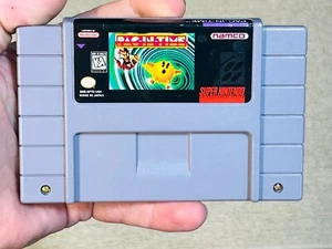 Pac-In-Time - Original Super Nintendo Spiel SNES - getestet - Bild 1 von 3