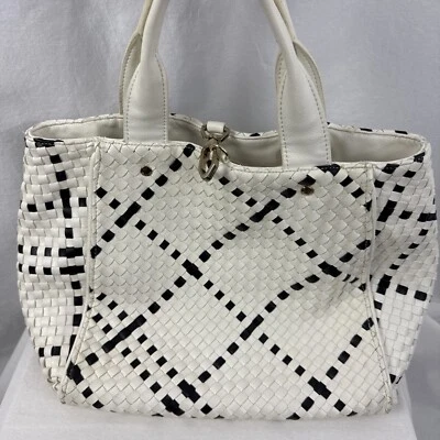 Bolso de Mano Deux Lux Barrow, Blanco/Negro Bolso Grande Shopper Foto 1 de 4