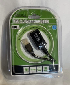 Plugable 5 Meter (16ft) USB 2.0 Active Extension Cable Type A Male to A Female - Picture 1 of 4