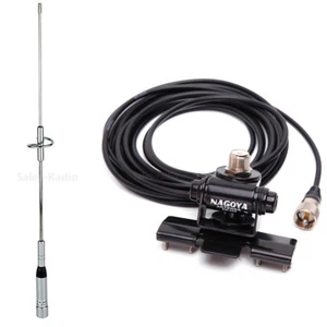 Antena de radio de doble banda Nagoya NL-770S VHF/UHF 144/430 MHz y cable base RB-400 5M - Imagen 1 de 12