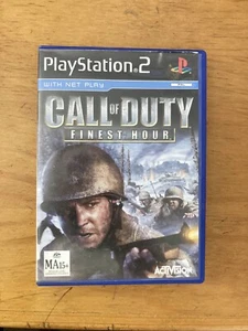 PS2 Call of Duty: Finest Hour PlayStation 2 with Manual - Picture 1 of 3