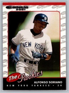 Donruss The Rookies Alfonso Soriano 2001 #R100 - Imagen 1 de 2