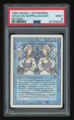 PSA 9 Vesuvan Doppelganger Revised - Magic The Gathering Revised 1994 - Image 1 of 2