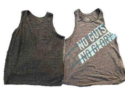 Old Navy Bundle of Two Racerback Tank Tops For Workouts, Yoga, Running~Medium - Imagem 1 de 4