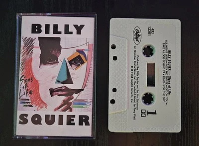 Billy Squier - Signs of Life - Cassette Tape - Immaculately clean! - Image 1 of 4
