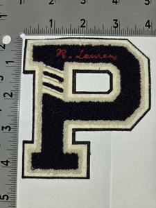 POLO RALPH LAUREN PATCHES BRANDNEU MARINEBLAU "P" PATCH - Bild 1 von 1