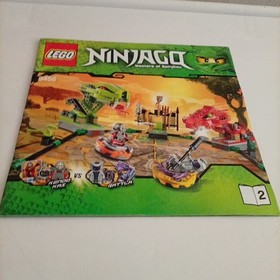 LEGO  Instructions Book 2 Manual ONLY - Ninjago: Masters of Spinjitzu - 9456