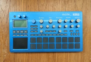 Korg Electribe 2 music production station synthesizer, blue - Picture 1 of 4