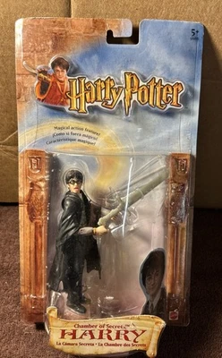 Figura de acción Harry Potter Cámara Secreta Harry con espada posable 2002 Foto 1 de 4