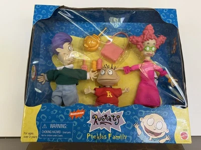 Mattel Nickelodeon Rugrats Pickles Family 1997 juego en caja Tommy mamá y papá Foto 1 de 4