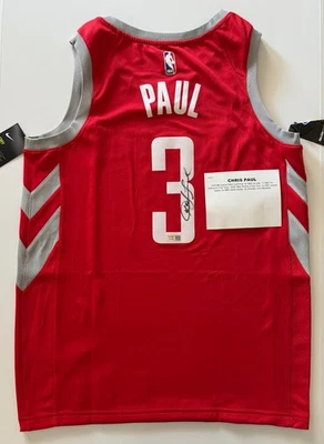 Camiseta Chris Paul Houston Rockets Nike NBA Auto Foto 1 de 3
