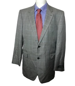 Chaqueta Abrigo Deportivo Jos A Bank Gris Lana SEDA 2 Botones Hombre’s 42L - Imagen 1 de 8