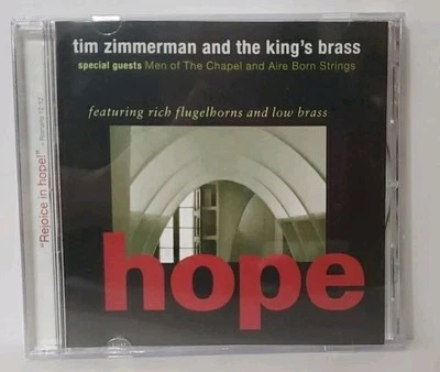 HOPE CD TIM ZIMMERMAN AND THE KING'S BRASS 2015 SUMMIT RECORDS CHRISTIAN  NM+ - Image 1 of 2