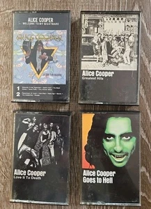 Alice Cooper Cassette - Lot Of 4 - Picture 1 of 3