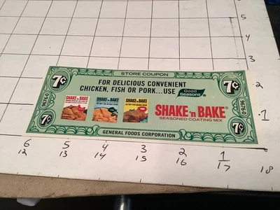 Vintage Original Coupon: Early SHAKE'n BAKE - 7 cent - Image 1 of 2