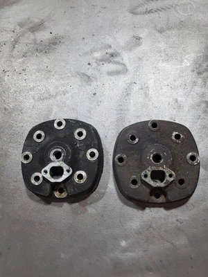 Vintage Kawasaki Snowmobile 340 Invader Cylinder Heads - Image 1 of 4