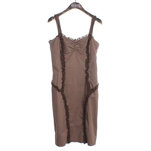 Blumarine lace embellished brown dress - Picture 1 of 4