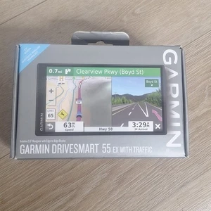GARMIN DRIVESMART GPS Navigator  55 Ex With Traffic 5.5" Display Open box - Picture 1 of 7