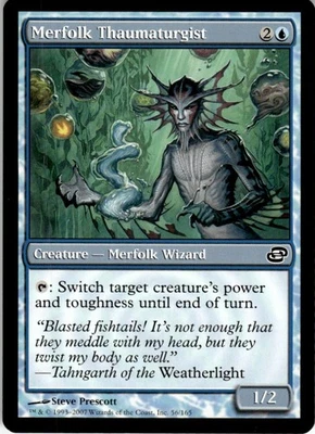 MTG Merfolk Thaumaturgist NEARMINT NM / Magic The Gathering : Planar Chaos - Image 1 of 2