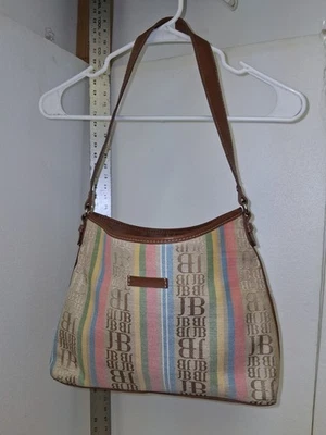Bolso de hombro para mujer Jamaica Bay de tela multicolor. Q6 Foto 1 de 4