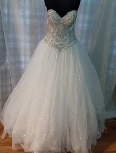 Wedding Dress size 12 ivory tulle Viva, check measurements O - Picture 1 of 8