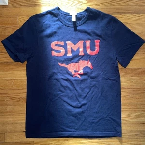SMU Mustangs Champion Marke marineblaues Herrenhemd Größe Large - Bild 1 von 8