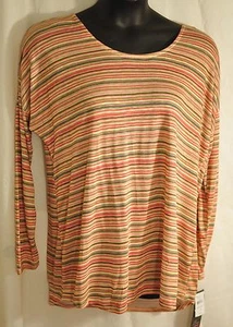 women's oh Baby maternity striped top size XL light weight MSRP $40 new - Picture 1 of 6