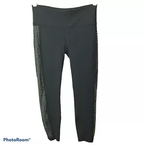 Lululemon Damen-Trainingsleggings schwarz tailliert Kompression Reißverschlusstasche hinten 10 - Bild 1 von 9