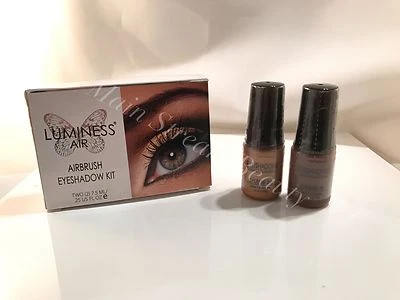  Combo de sombra de ojos dúo maquillaje aerógrafo Luminess Air/Stream ES28 y ES41 "Ore" Foto 1 de 4