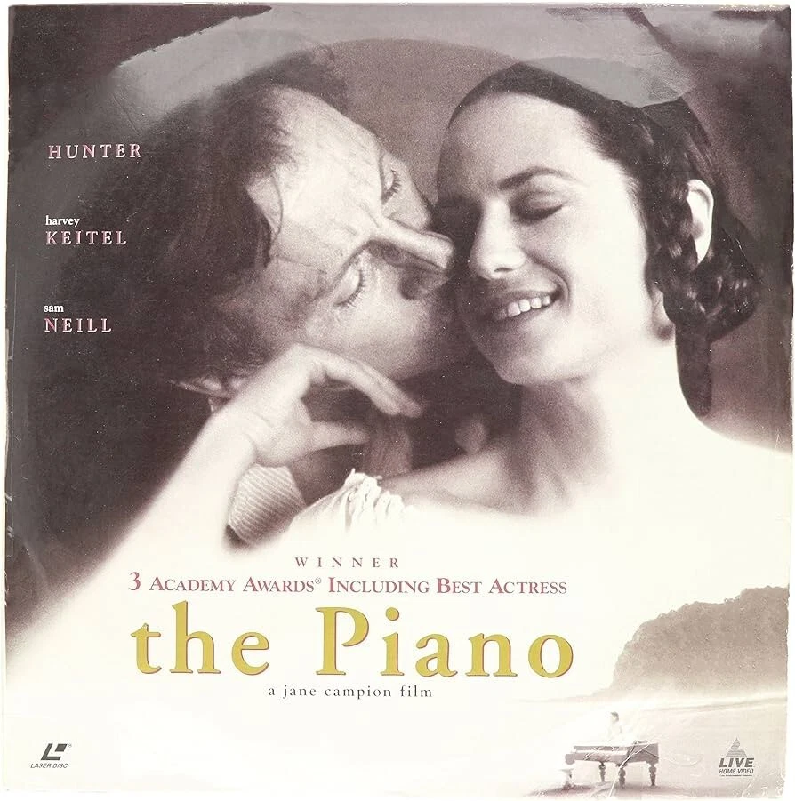 The Piano Jane Campion Holly Hunter Harvey Keitel Sam Neill Laserdisc Videodisc Foto 1 de 1