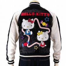 Sukajan Hello Kitty Mimmy Twin Sisters Sanrio Japan Satin Embroidery Jacket M
