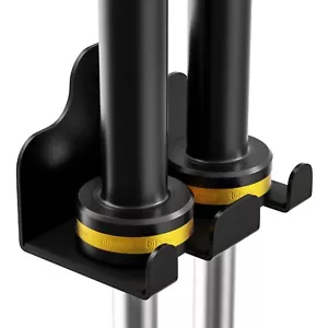 Barbell HolderGarage Gym Bar Wall Rack with 2 Bar Holders for Hanging Olympic... - Picture 1 of 6