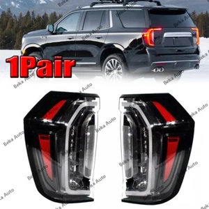1Pair Tail Lamp For GMC YUKON 2021 2022 2023-2024 Tail Light Rear LED Brake Lamp - Picture 1 of 8