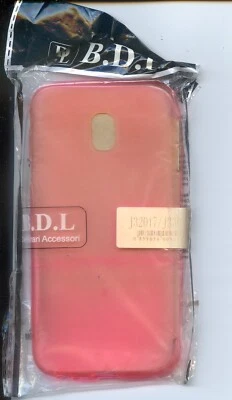Cover SAMSUNG GALAXY J3 2017 - ROSA  IN SILICONE - Immagine 1 di 2