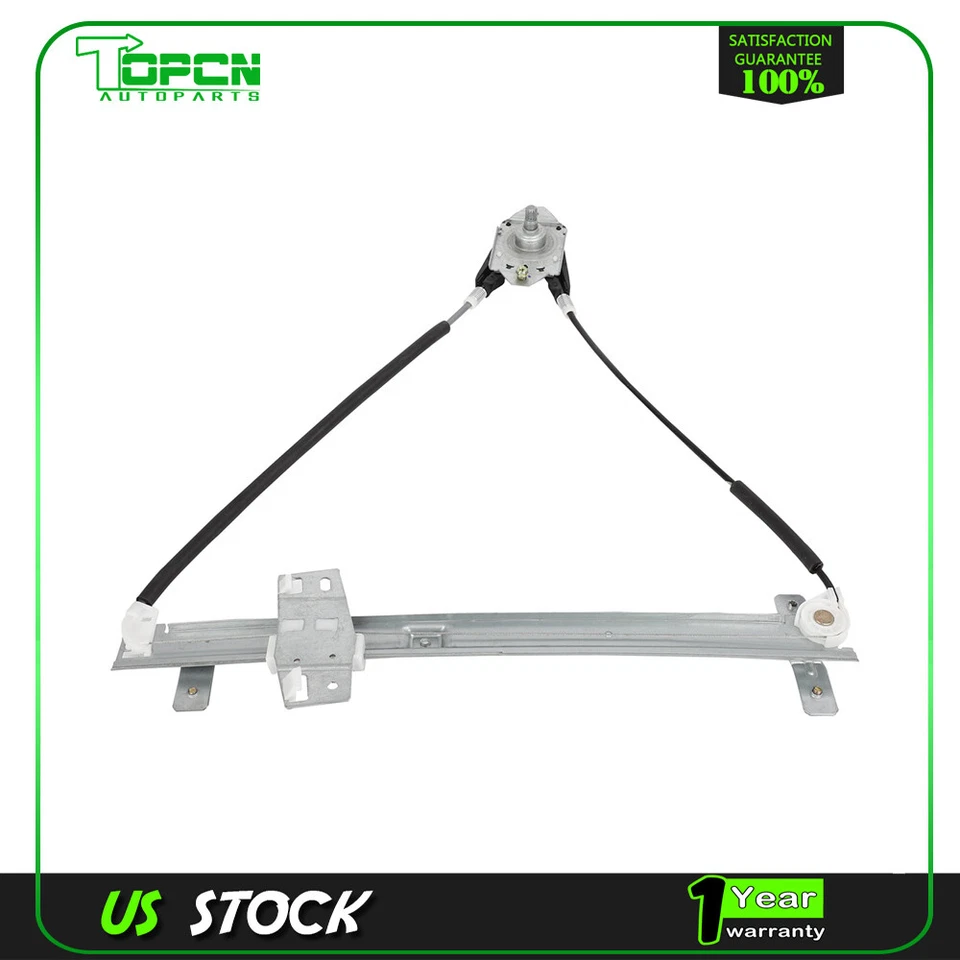 Regulador de ventana manual sin motor para Jeep Wrangler 1997-2006 lado del conductor delantero Foto 1 de 4