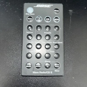 OEM Bose wave music system III remote For AWRCC1 AWRCC2 AWRCC3 Black - Imagen 1 de 4