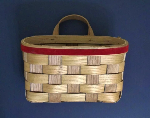 Vintage Vermont Putney Basket Basketville Medium Size Wall Hanging Cover