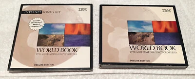 The World Book 1998 Multimedia Encylopedia Deluxe Ed 1998/ Internet Bonus CD Lot - Image 1 of 4
