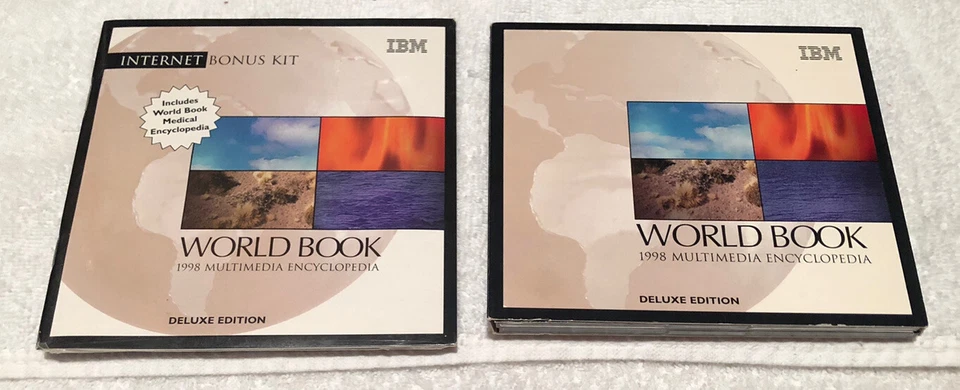 The World Book 1998 Multimedia Encylopedia Deluxe Ed 1998/ Internet Bonus CD Lot - Image 1 of 4