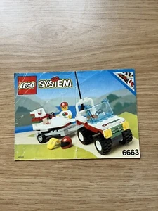 Lego 6663 Wave Rebel Instructions Only Vintage - Picture 1 of 3