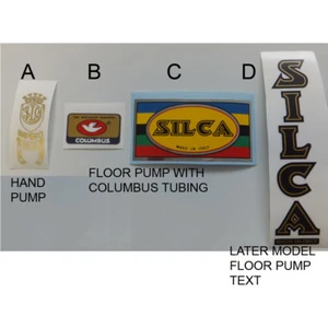 Calcomanías de repuesto para bomba Silca bomba manual para restauración vintage - Imagen 1 de 1