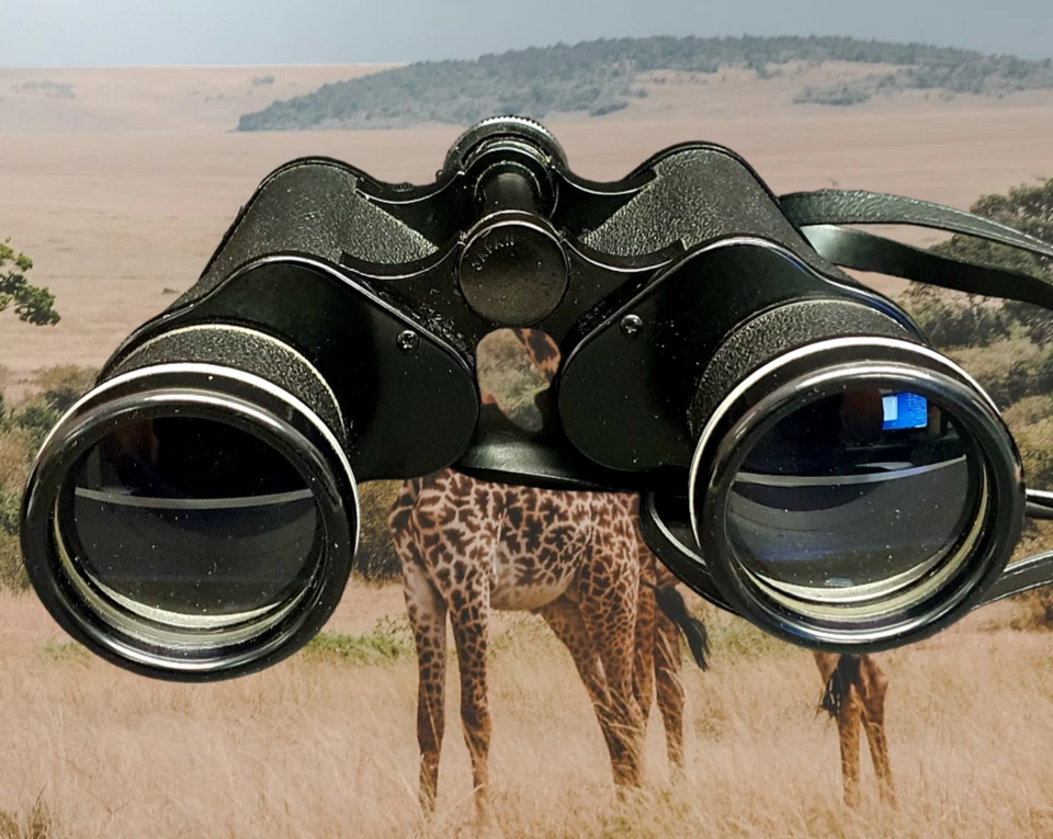 Sears Binoculars 1970 Original Box Brochure Carrying Case Model 6204 7x50mm VTG - Image 1 of 4