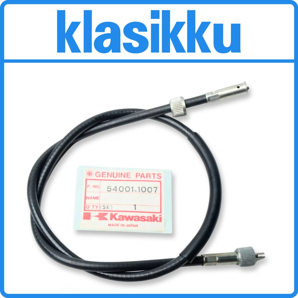 Cabo odômetro velocímetro original do fabricante Kawasaki KH100 Japão 54001-1007 - Imagem 1 de 4