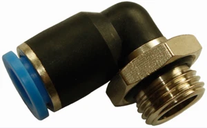 Winkelsteckverbinder Winkel Steckverschraubung Pneumatik Druckluft wie IQS Festo - Bild 1 von 3