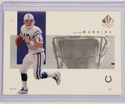 2001 SP Authentic Football Card #39 Peyton Manning 🏈 Indianapolis Colts HOF - Image 1 of 2