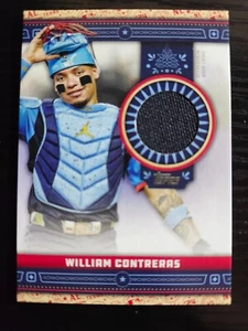 2024 Topps William Contreras All-Star Stitches Reliquia #ASR-WC Brewers - Imagen 1 de 2